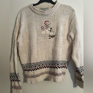 Vintage Snowman Sweater